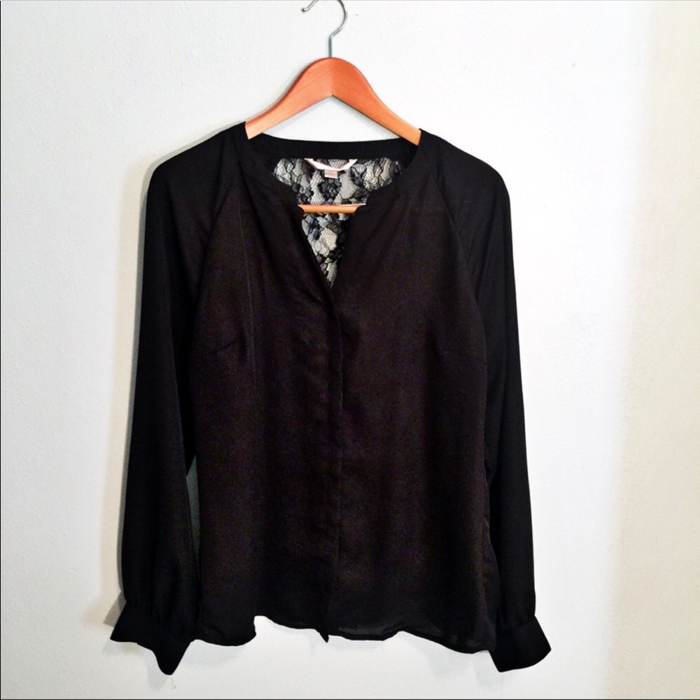 {LC Lauren Conrad} lace back top